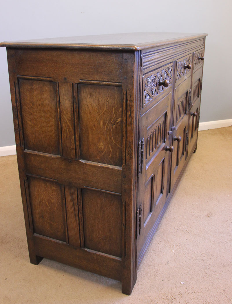 11970r2 18th Century Style Oak Sideboard Dresser Base,