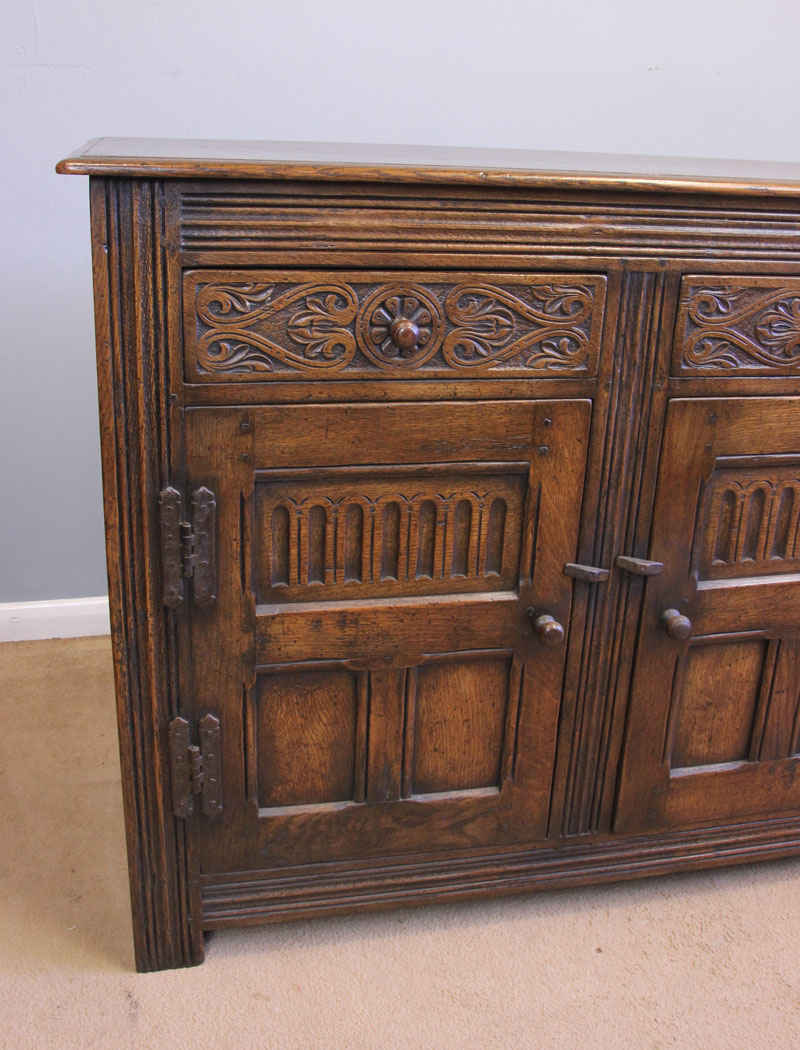 11970r7 18th Century Style Oak Sideboard Dresser Base,