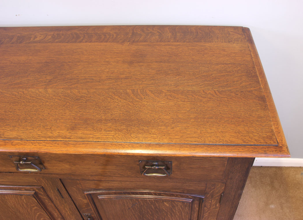 11974r8 Antique Oak Sideboard Dresser Base, Maple & Co,