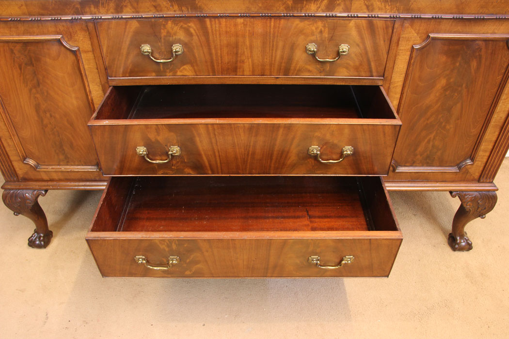 11978r14 Antique Mahogany Chiffonier Sideboard Server,