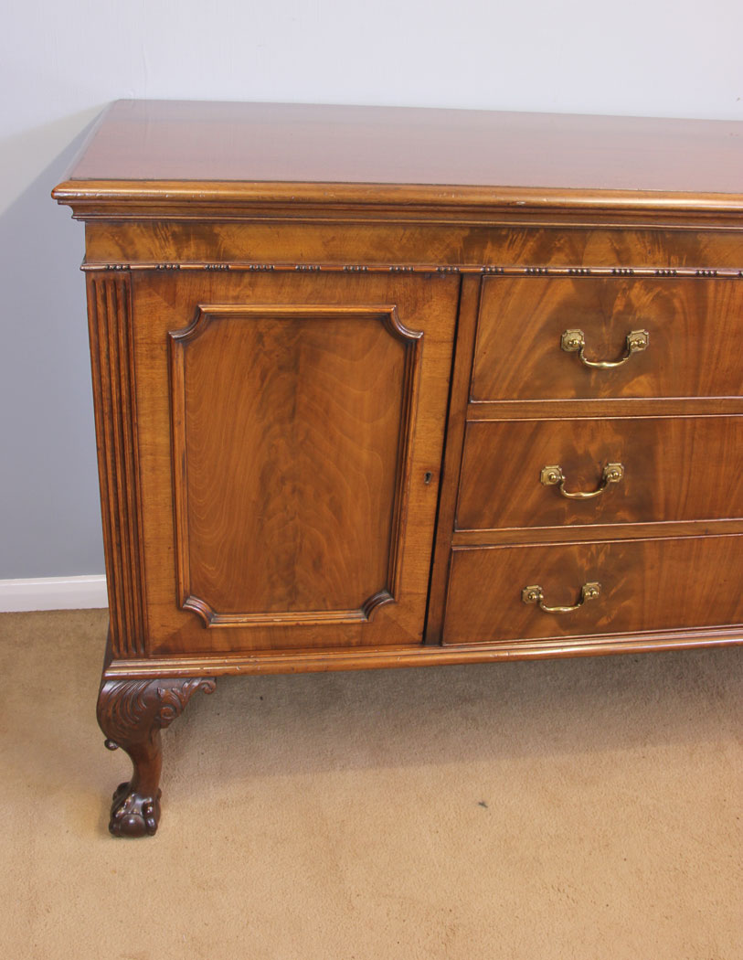 11978r3 Antique Mahogany Chiffonier Sideboard Server,