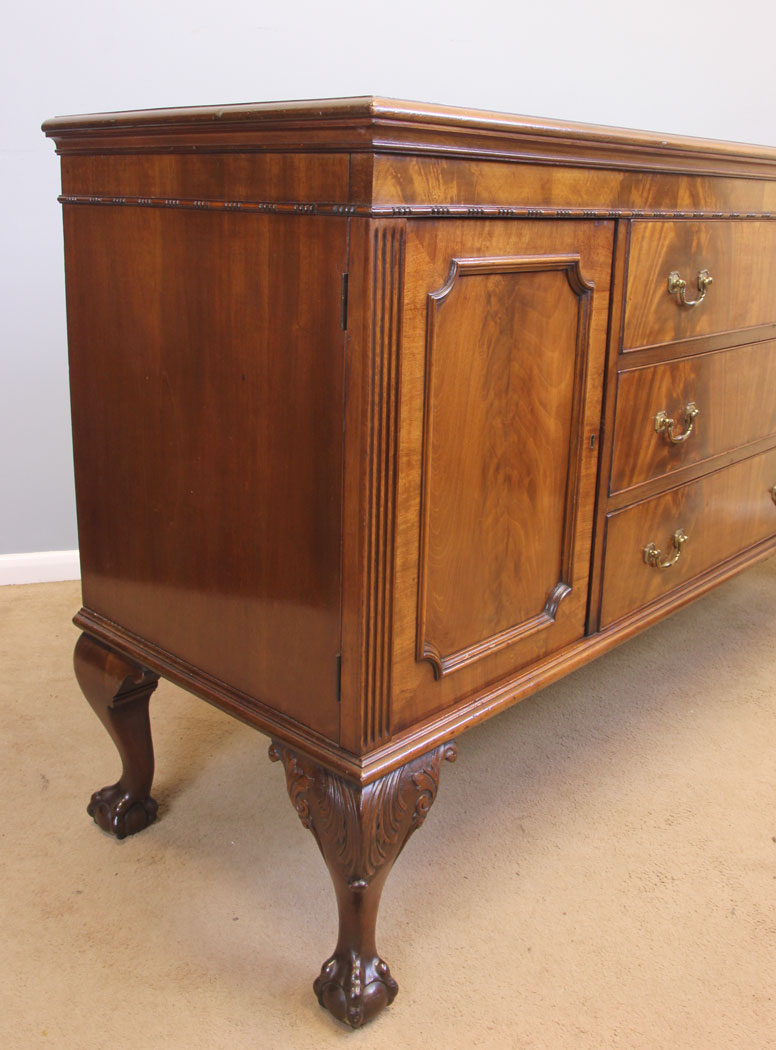 11978r6 Antique Mahogany Chiffonier Sideboard Server,