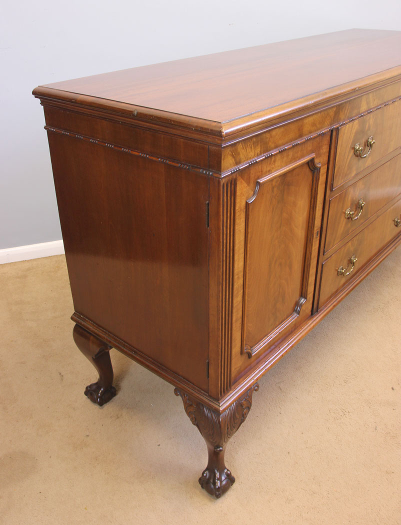 11978r7 Antique Mahogany Chiffonier Sideboard Server,