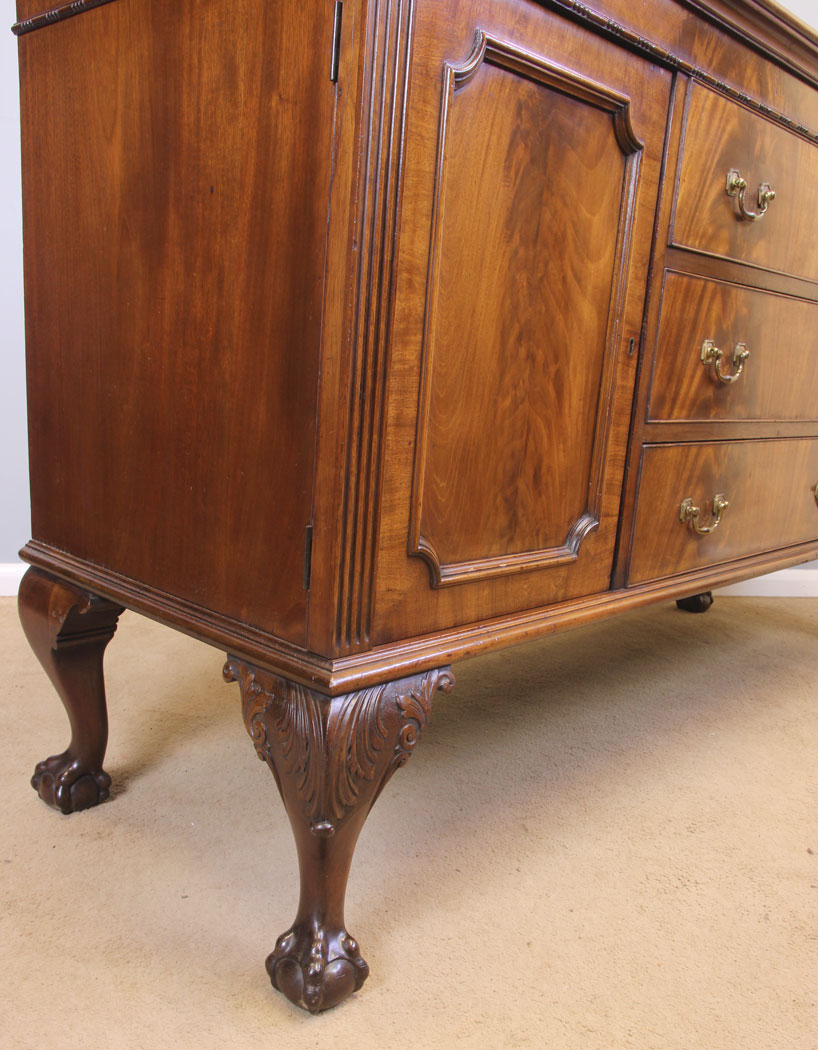 11978r9 Antique Mahogany Chiffonier Sideboard Server,