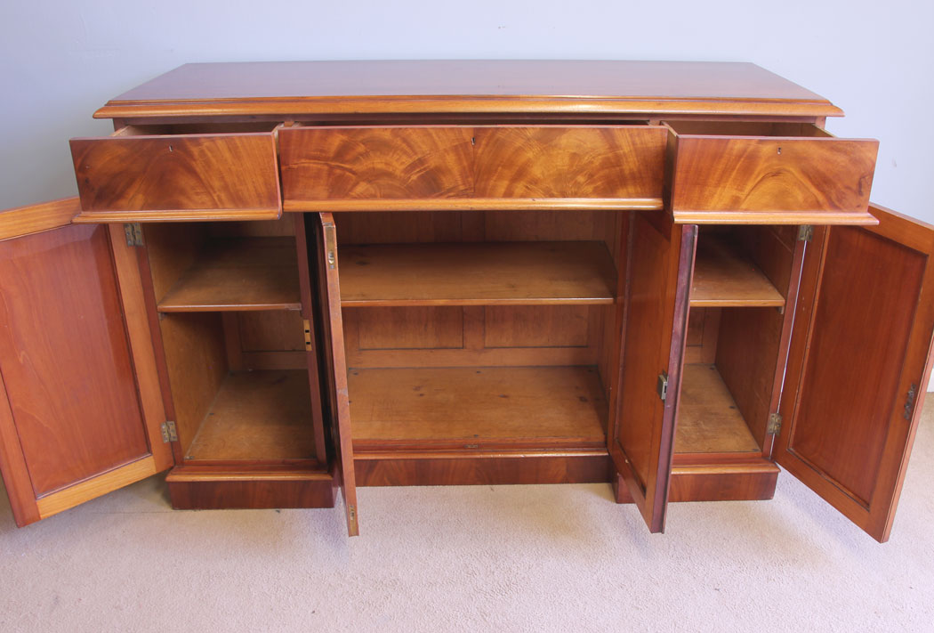 12006r12 Quality Mahogany Antique Victorian Chiffonier Sideboard,