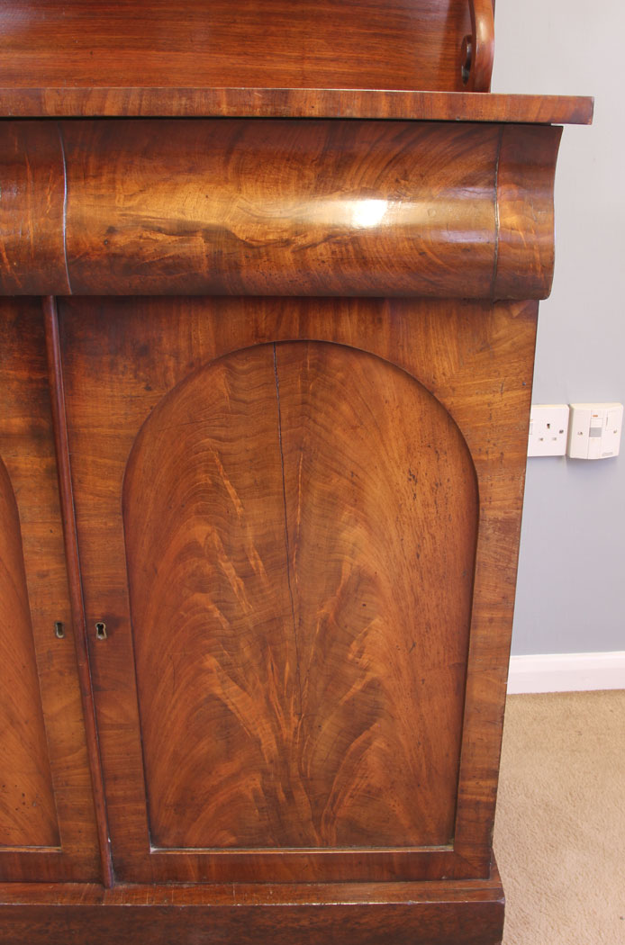 12025r10 Antique Victorian Mahogany Chiffonier Sideboard,