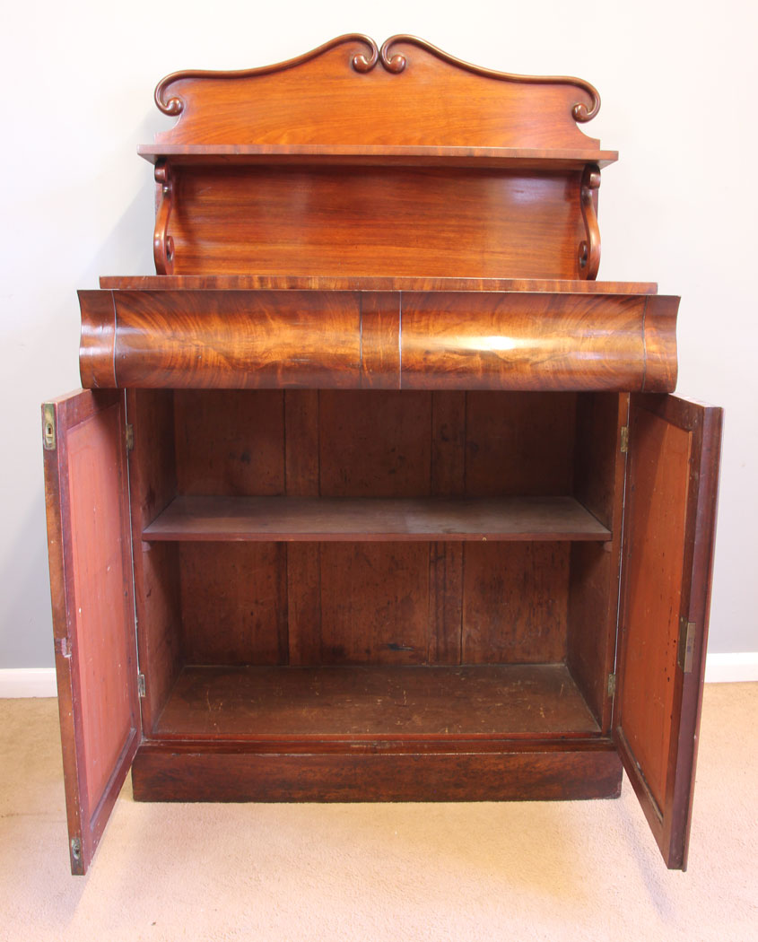 12025r12 Antique Victorian Mahogany Chiffonier Sideboard,