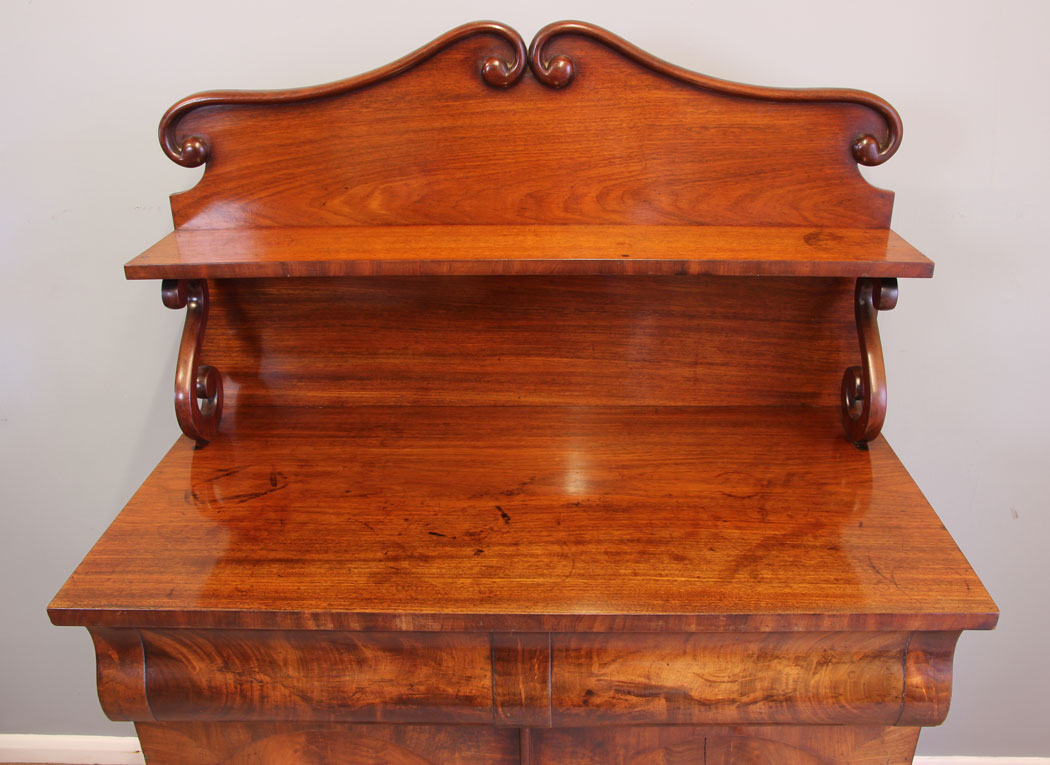 12025r8 Antique Victorian Mahogany Chiffonier Sideboard,