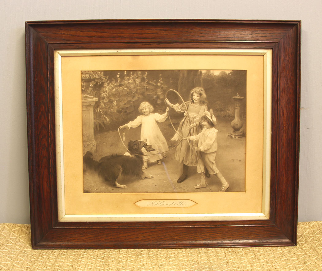 12036r1 Antique Print Not Caught Yet By Arthur J Elsey,