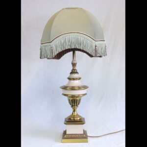 Vintage Brass Vase Table Lamp.