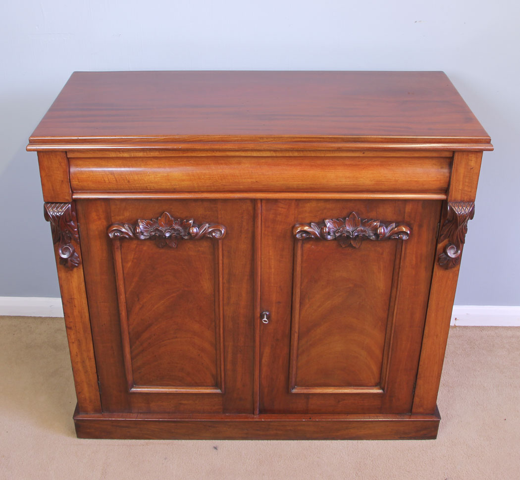 12056r2 Antique Victorian Mahogany Chiffonier Sideboard,