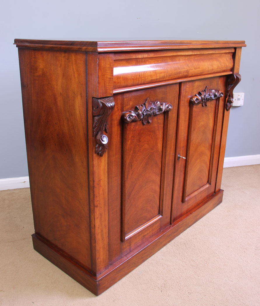 12056r4 Antique Victorian Mahogany Chiffonier Sideboard,