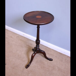Antique Inlaid Mahogany Wine Table