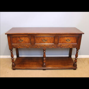 Period Style Oak Antique Dresser Base