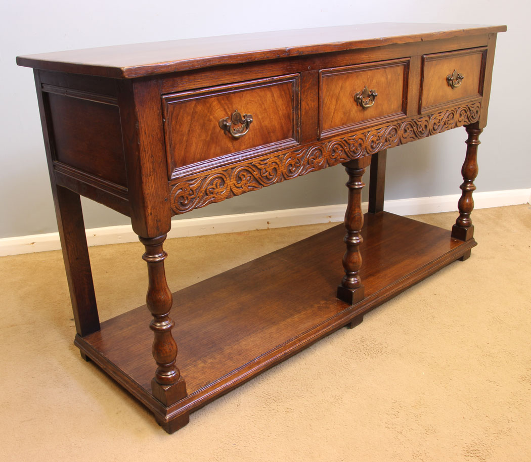 12072r2 Period Style Oak Antique Dresser Base,