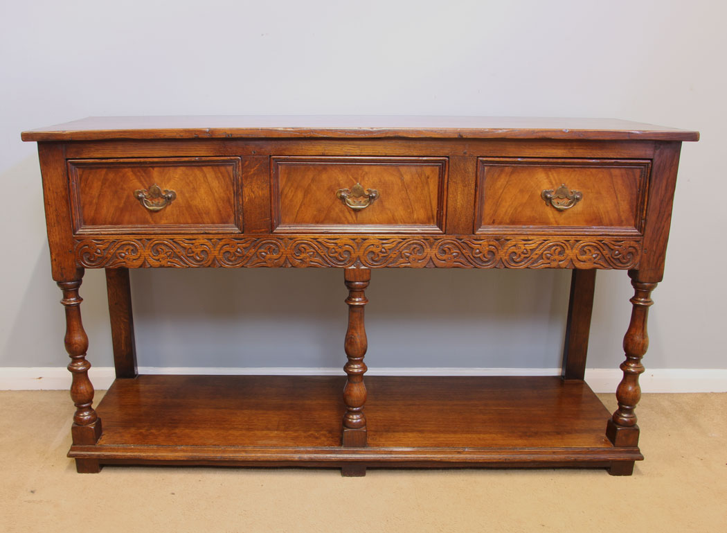 12072r4 Period Style Oak Antique Dresser Base,