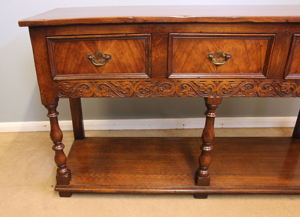12072r5 Period Style Oak Antique Dresser Base,