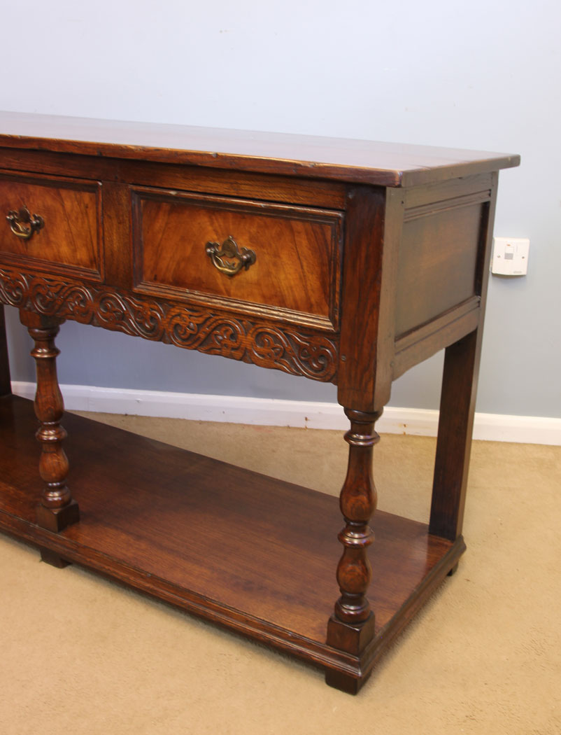 12072r6 Period Style Oak Antique Dresser Base,
