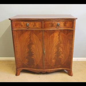 Inlaid Mahogany Hepplewhite Style Sideboard Side Cabinet