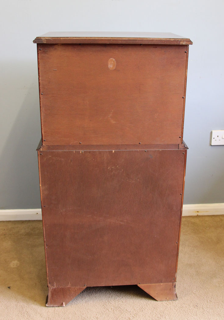 12098r12 Antique Walnut Chest of Drawers,
