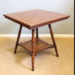 Antique Arts Craft Oak Occasional Side Table