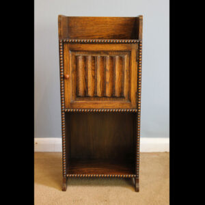 Antique Oak Smokers Cabinet.