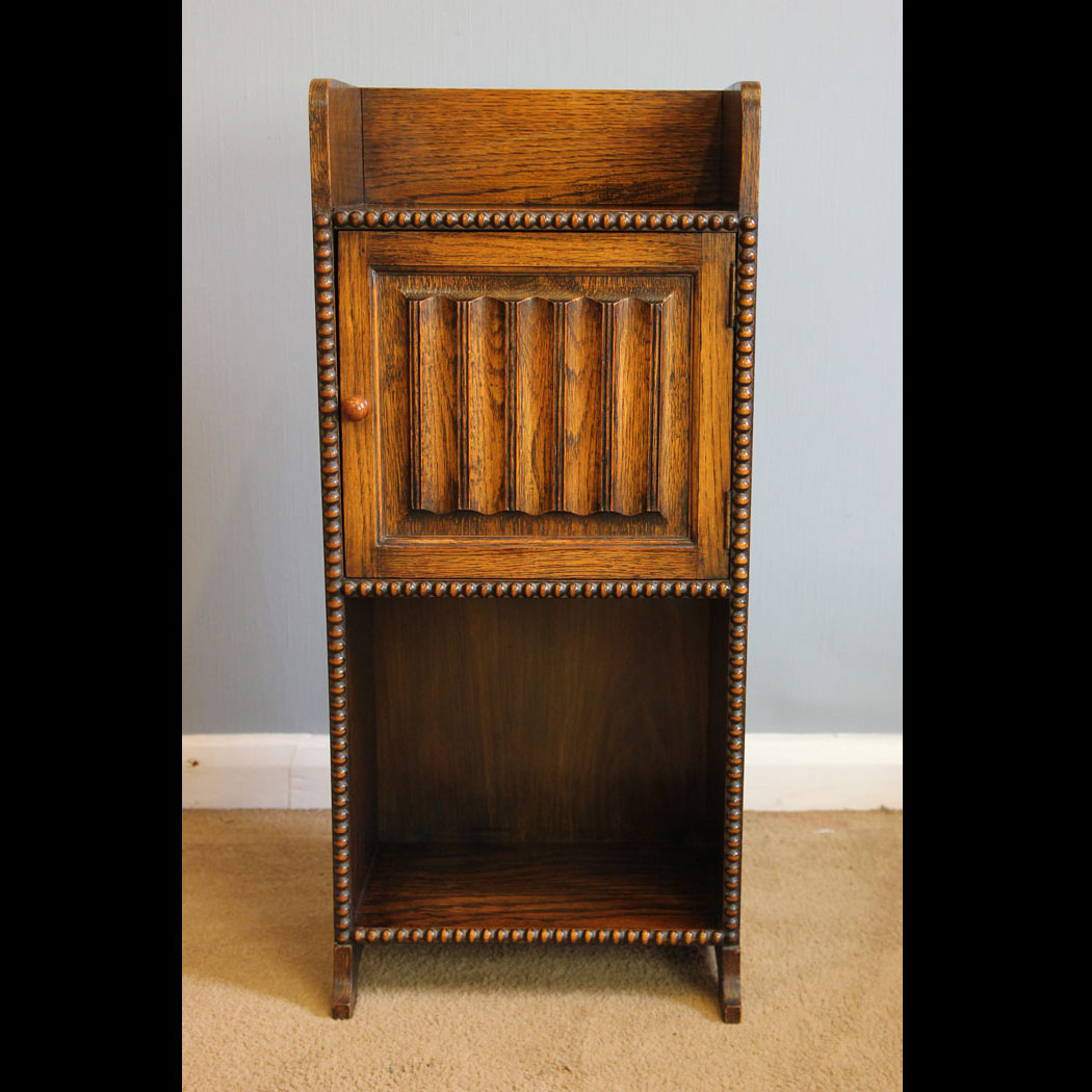 12114r01-Antique-Oak-Smokers-Cabinet,- Antique Oak Smokers Cabinet.