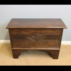 Antique Small Oak Coffer