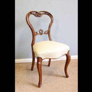Antique Victorian Walnut Bedroom Side Chair