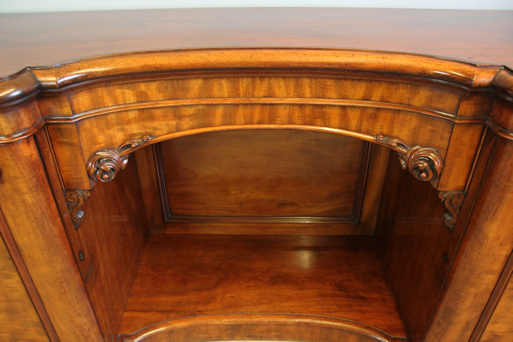 12213r5 Antique Victorian Mahogany Breakfront Chiffonier Sideboard Base,