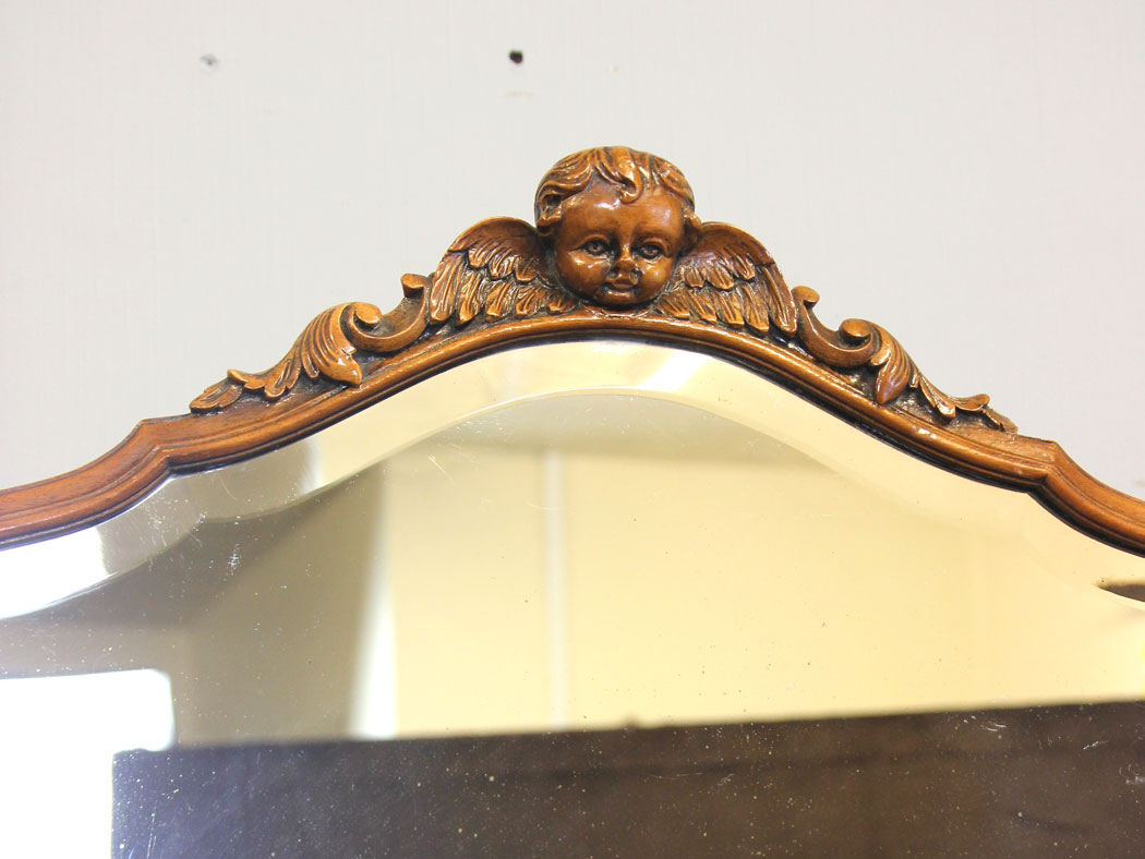 12221r10 Quality Burr Walnut Antique Dressing Table,