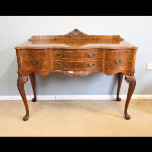 Quality Antique Burr Walnut Side Table
