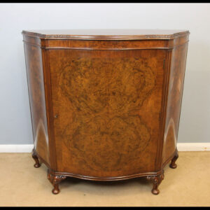 Antique Burr Walnut Sideboard Side Cabinet Lincolnshire,