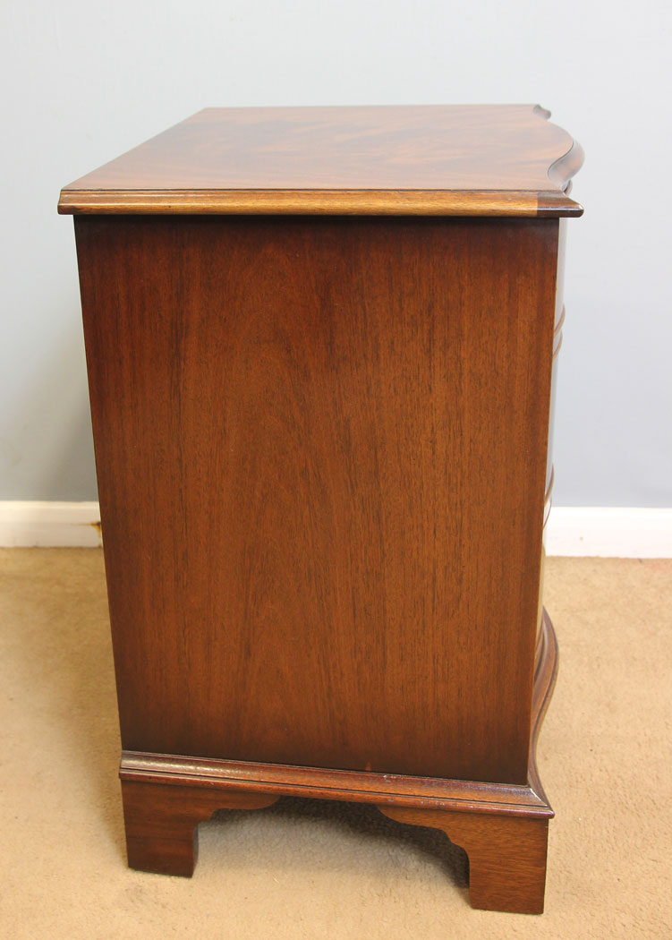 12254r8 Pair Georgian Style Mahogany Beside Cabinets Chests of Drawers,