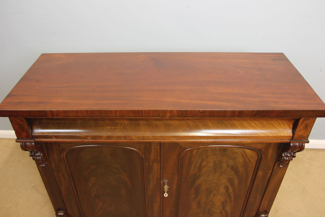 12260r9 Antique Victorian Mahogany Chiffonier Sideboard,