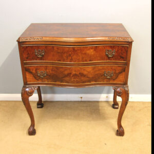 Antique Burr Walnut Side Table