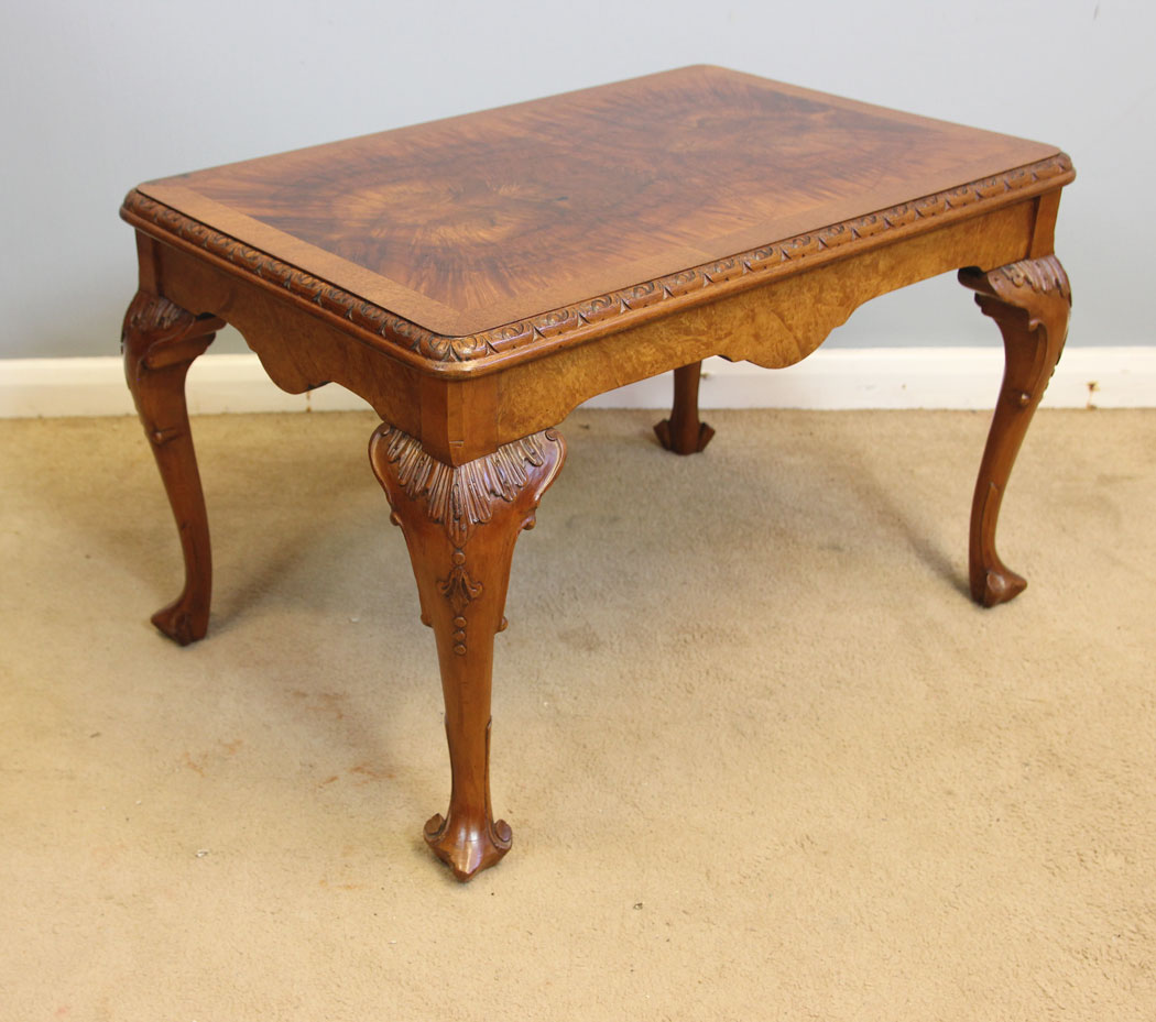12290r4 Antique Occasional Low Coffee Table,