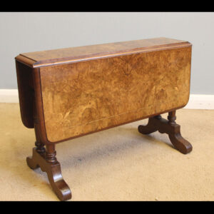 Antique Baby Sutherland Style Occasional Drop Leaf Table