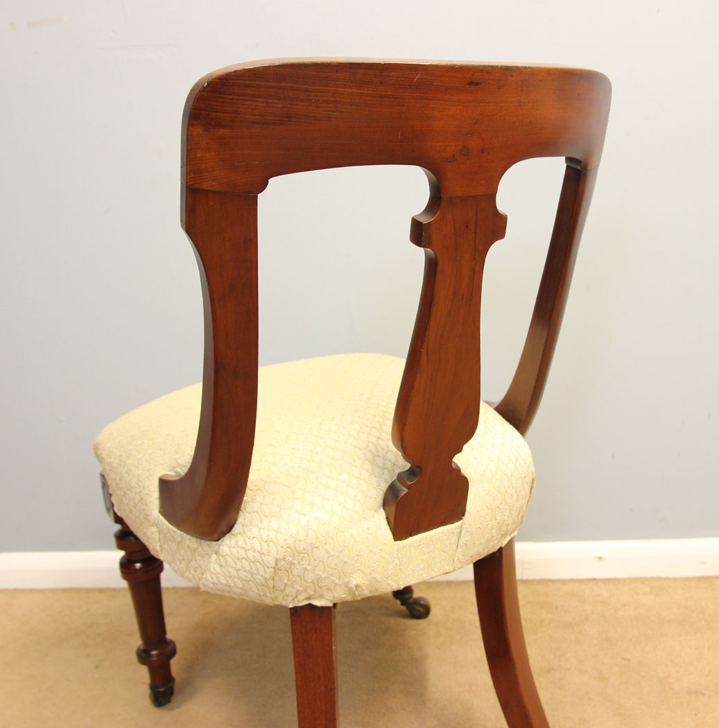 12321r4 Antique Victorian Set of Mahogany Dining Chairs,