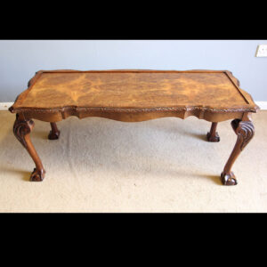 Antique Burr Walnut Large Coffee Table
