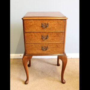 Walnut Bedside Cabinet Chest of Drawers