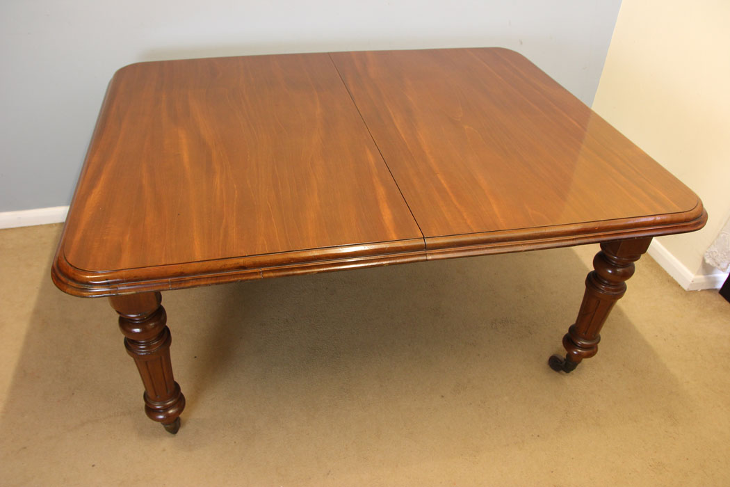 12342r2 Antique Victorian Mahogany Extending Dining Table, Antique Victorian Mahogany Extending Dining Table