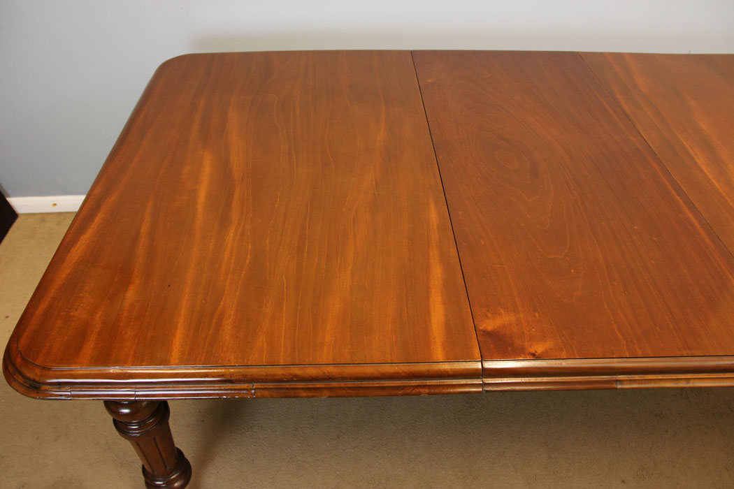 12342r6 Antique Victorian Mahogany Extending Dining Table, Antique Victorian Mahogany Extending Dining Table