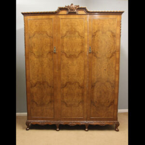 Antique Quality Burr Walnut Wardrobe