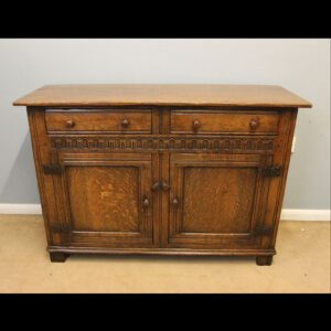 Antique Oak Sideboard Dresser Base