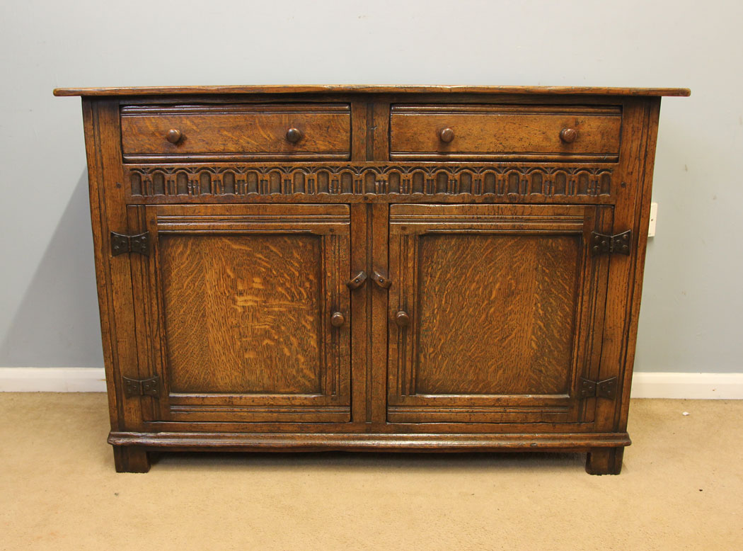 12381r4 Antique Oak Sideboard Dresser Base, Antique Oak Sideboard Dresser Base