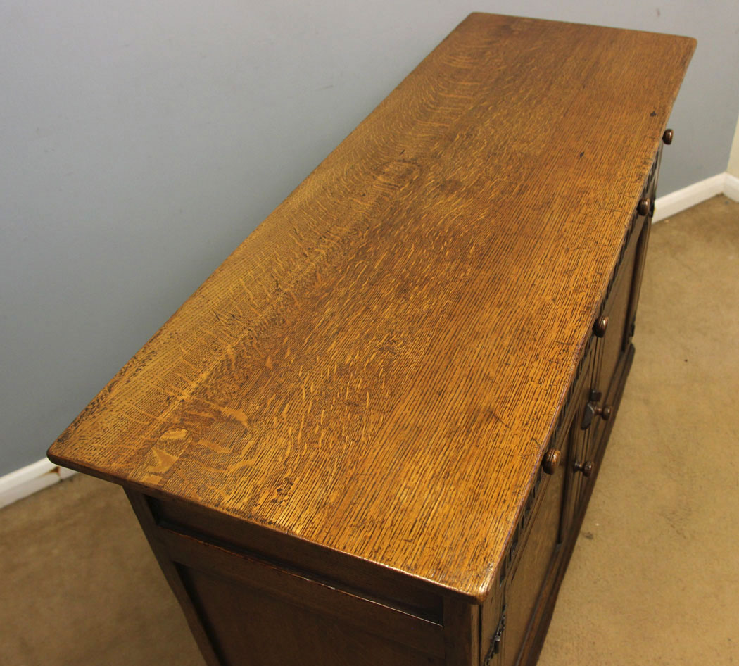 12381r8-Antique-Oak-Sideboard-Dresser-Base,- Antique Oak Sideboard Dresser Base