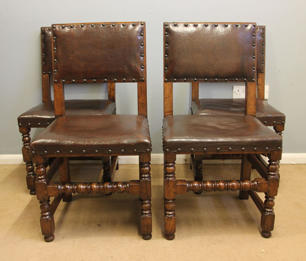 12390r11 Antique Set Four Country Oak Dining Chairs, Antique Set Four Country Oak Dining Chairs