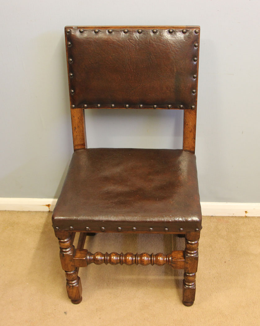 12390r3 Antique Set Four Country Oak Dining Chairs, Antique Set Four Country Oak Dining Chairs