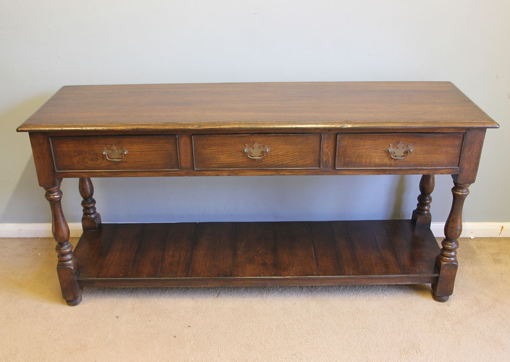12414r1 Oak Pot Board Sideboard Dresser Base, Oak Pot Board Sideboard Dresser Base